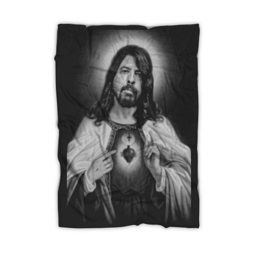 Saint Grohl Dave Grohl Funny Foo Fighters Blanket