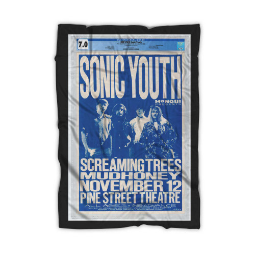 Sonic Youth Original Concert 1988 Blanket