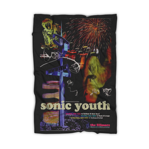 Sonic Youth Vintage Concert 1 Blanket