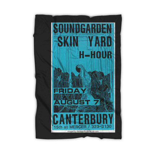 Soundgarden Canterbury Concert 1987 Blanket