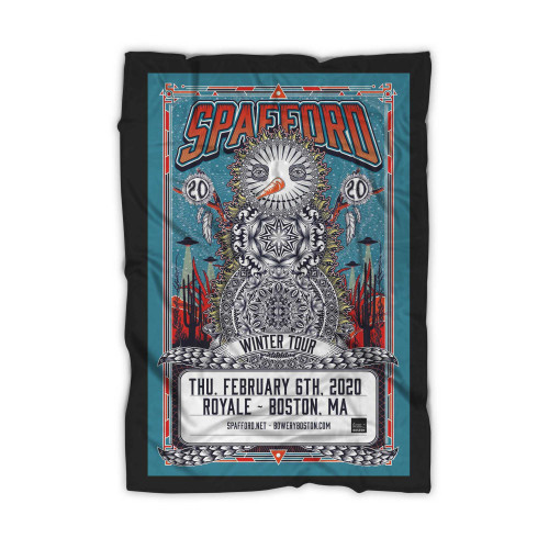 Spafford Winter Tour 2020 Boston Concert Blanket