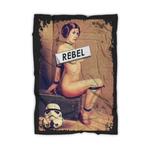 Star Wars Princess Leia In Bondage Naughty Rebel Blanket