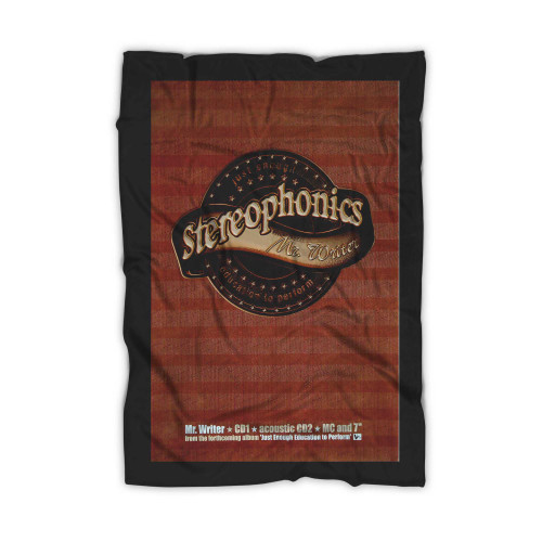 Stereophonics Mr Writer 2001 Blanket