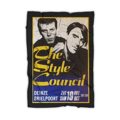 Style Council Original Concert Tour Gig Blanket