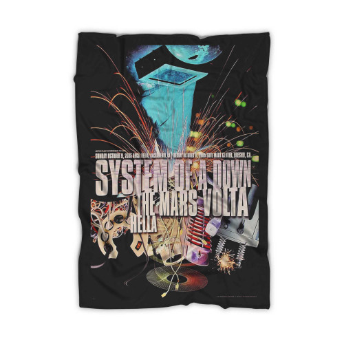 System Of A Down Vintage Concert Blanket