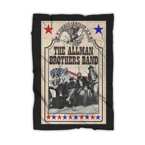 The Allman Brothers Band 1974 Concert Blanket