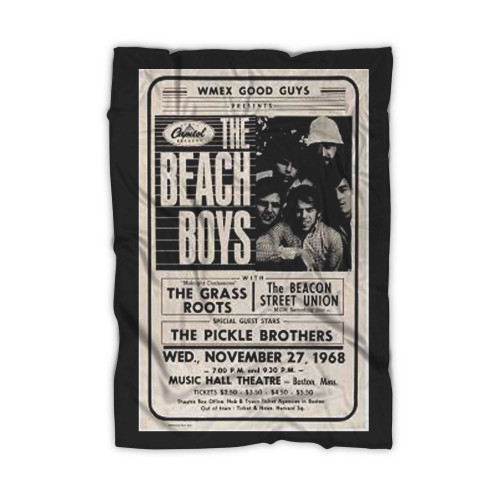 The Beach Boys 1968 Boston Concert Blanket