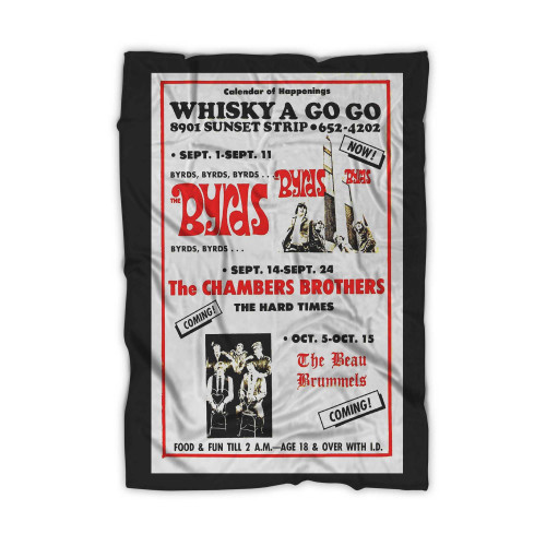 The Byrds At Whisky A Go Go Los Angeles California United States Blanket