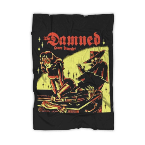The Damned Grave Disorder Punk Rock Blanket