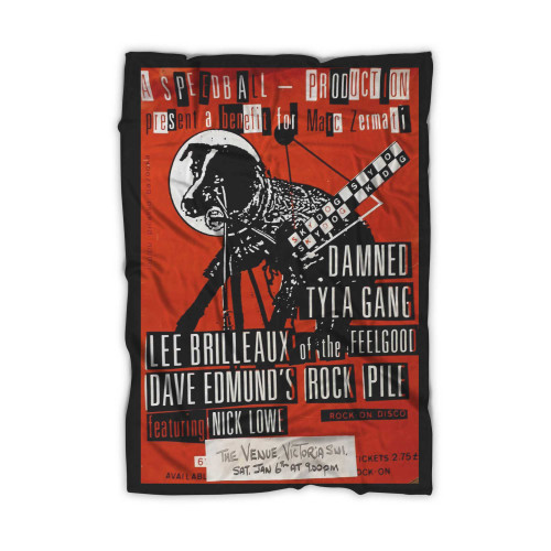 The Damned Original Punk Concert Blanket