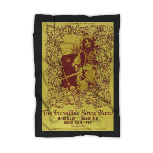 The Incredible String Band Vintage Concert Blanket