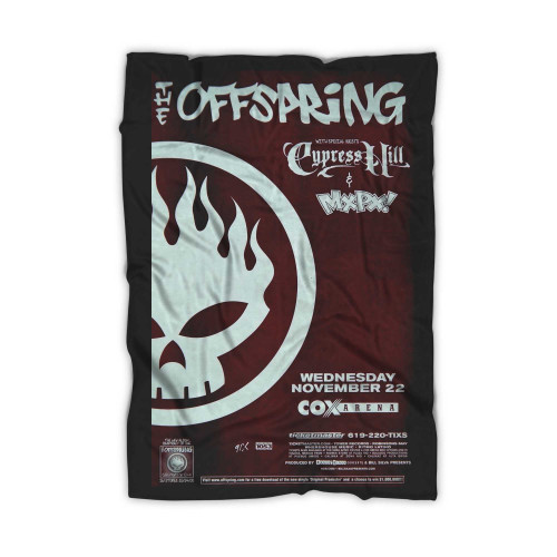 The Offspring Cypress Hill Mxpx 2000 San Diego Concert Tour Blanket