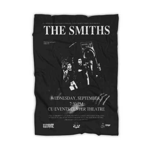 The Smiths Boulder 1986 Concert Morrissey Blanket