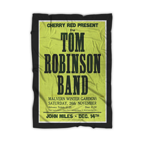 The Tom Robinson Band At Malvern Winter Gardens 26 November 1977 Blanket