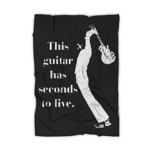 The Who This Guitar Has Seconds To Live Blanket