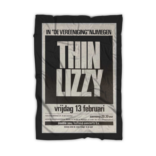 Thin Lizzy 1981 Concert Blanket