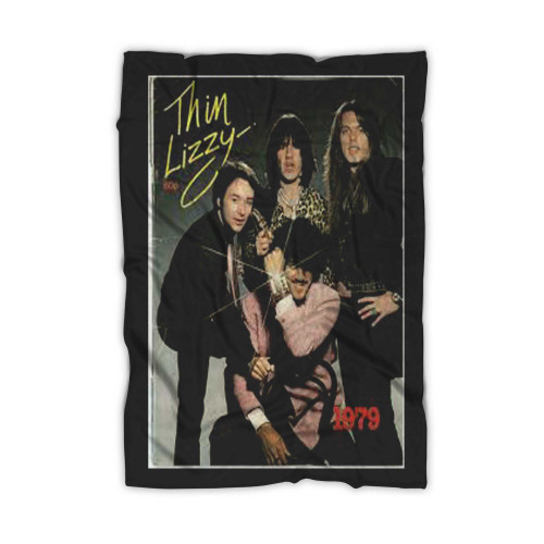 Thin Lizzy Autograph 1979 Tour Programme Blanket