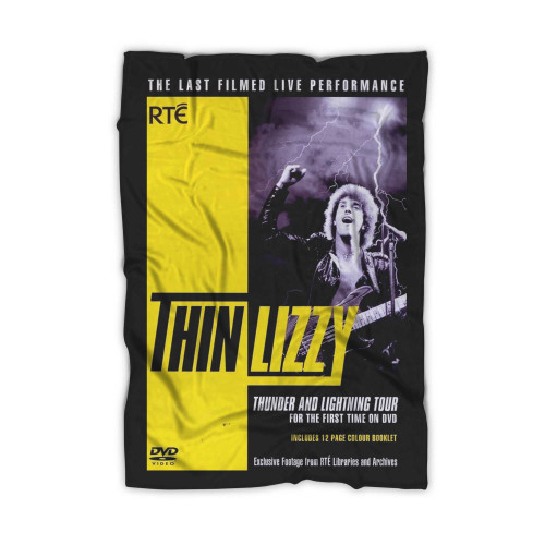 Thin Lizzy Thunder And Lightning Tour Blanket