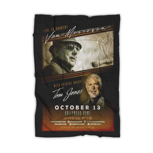Tom Jones Concert Photos Blanket Tom Jones Concert Photos Blanket