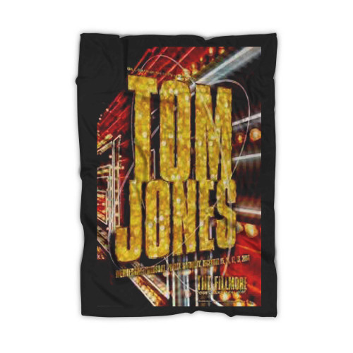 Tom Jones Vintage Concert Blanket Tom Jones Vintage Concert Blanket