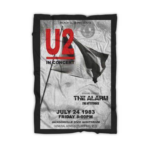 U2 Concert 1983 Blanket
