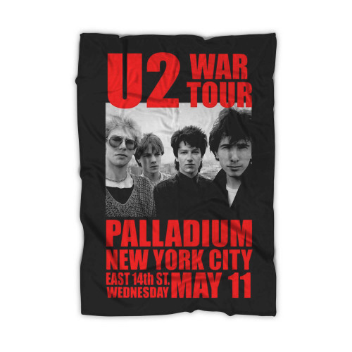 U2 Replica Palladium Nyc 1983 Concert Blanket