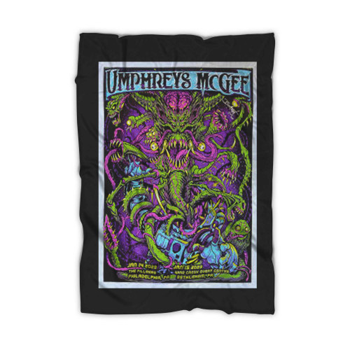 Umphrey's Mcgee Philadelphia 2023 Screen Print Blanket