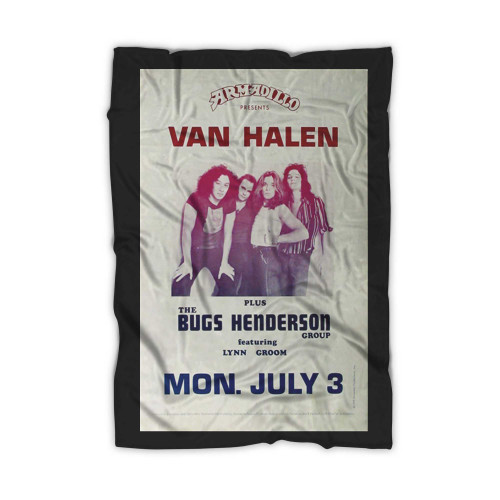 Van Halen Original Concert Blanket