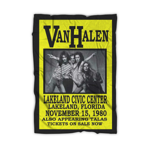 Van Halen Replica 1980 Concert Blanket