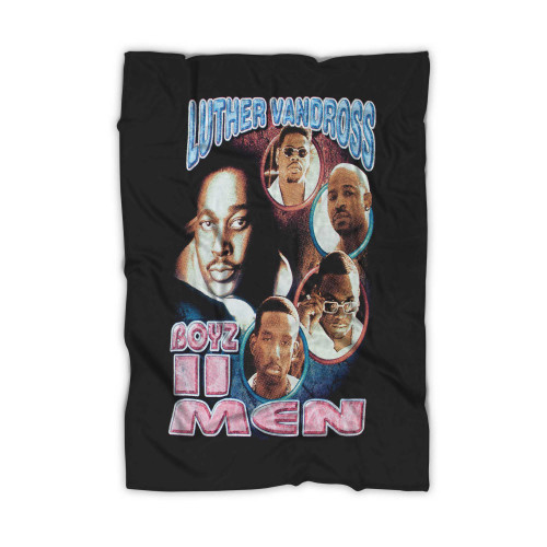 Vintage 90's Boyz Ii Men Luther Vandross Tour Rap Tee Blanket