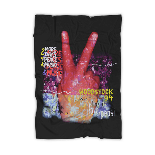 Woodstock 2 Days Of Music & Peace Concert Blanket