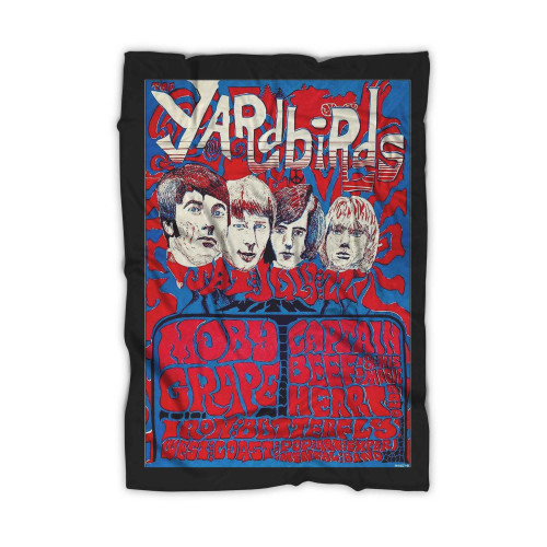 Yardbirds Concert Psychedelic Blanket