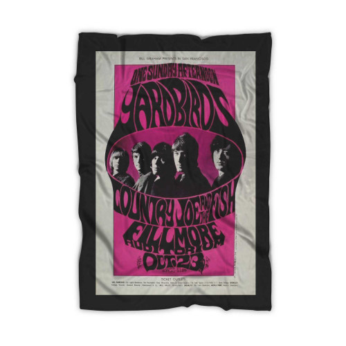 Yardbirds Vintage Concert Blanket