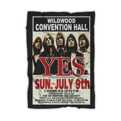 Yes 1971 Concert Blanket