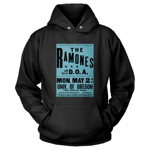 A Ramones University Of Oregon Concert Hoodie