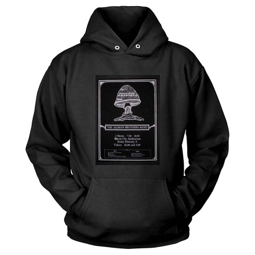 Allman Brothers Band 1972 Concert 2 Hoodie