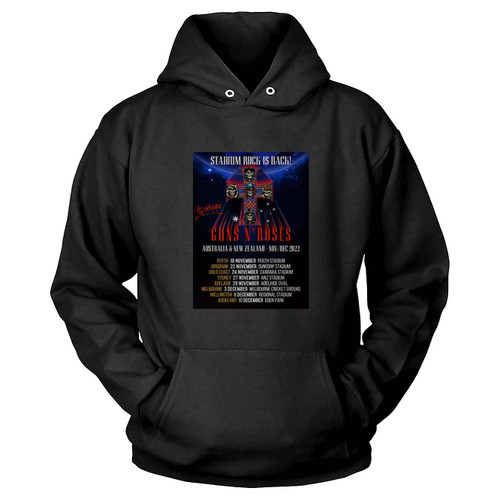 Guns N' Roses Australia And New Zealandm 2022 Tour Hoodie