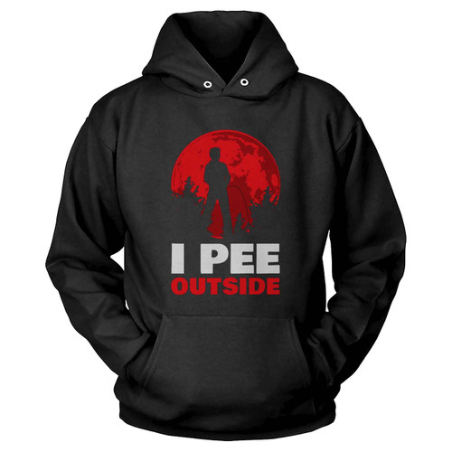 I Pee Outside Funny Camping Hoodie