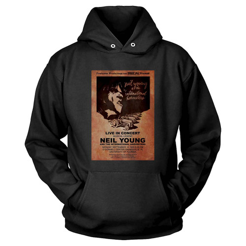 Neil Young And The International Harvesters Concert Hoodie