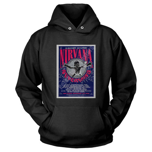 Nirvana Vintage Concert Nevermind Australian Tour 1992 Hoodie