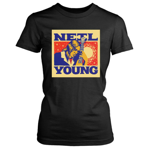 Neil Young Dribbble Fan Art Women's T-Shirt Tee