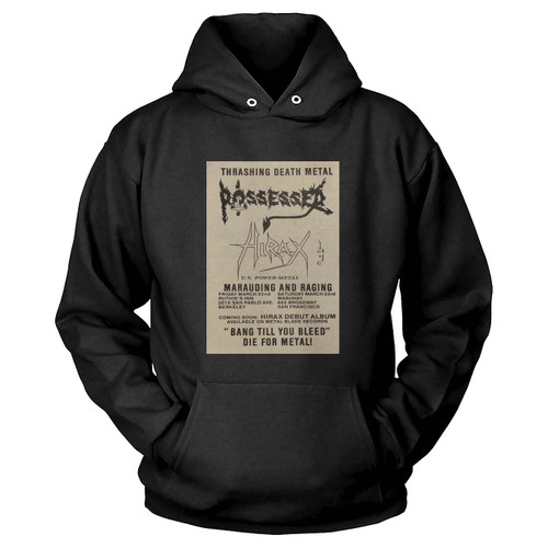 Original And Highly Significant Possessed Concert Hoodie