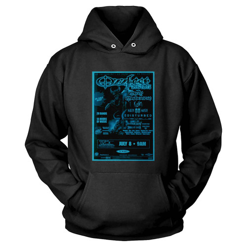 Ozzy Osbourne Ozzfest 2003 Shoreline Amphitheatre Vintage Collectibles Concert Hoodie