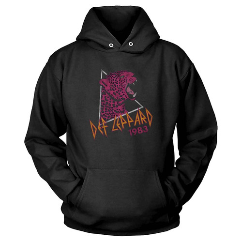 Pink Leopard 1983 Def Leppard Hoodie