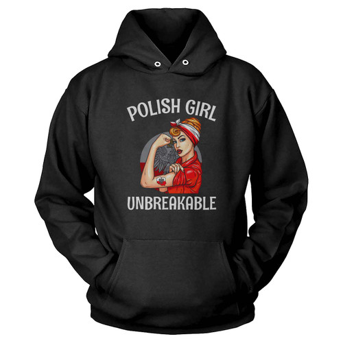 Polish Girl Unbreakable Heritage Poland Flag Hoodie