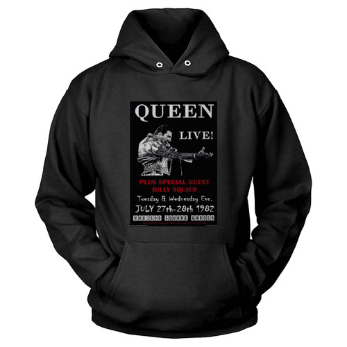 Queen Concert Featuring Freddie Mercury Hoodie