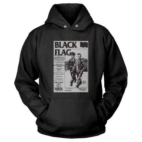 Raymond Pettibon Vintage Black Flag Concert Hoodie