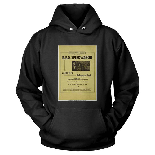 Reo Speedwagon 1975 Madison Wisconsin Concert Hoodie