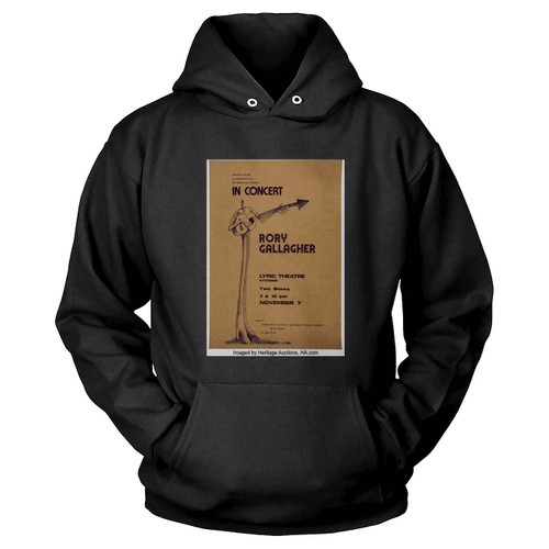 Rory Gallagher 1974 Lyric Theater Concert Hoodie