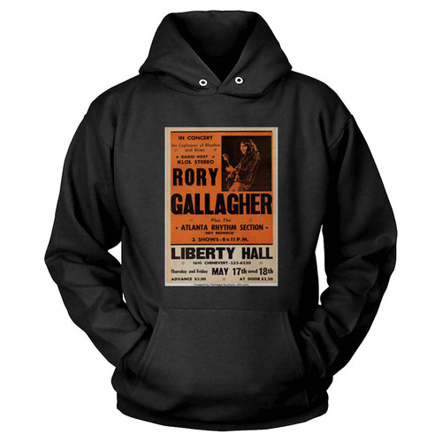 Rory Gallagher Liberty Hall Concert Hoodie